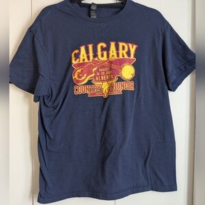 Calgary Country Thunder Navy Graphic  T‑Shirt